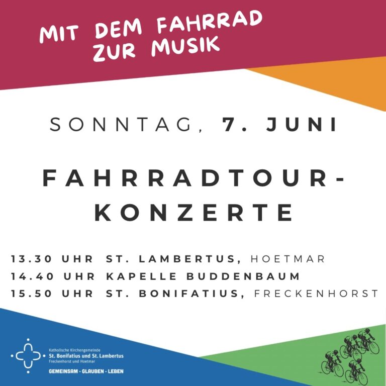 Mit dem Fahrrad zur Musik