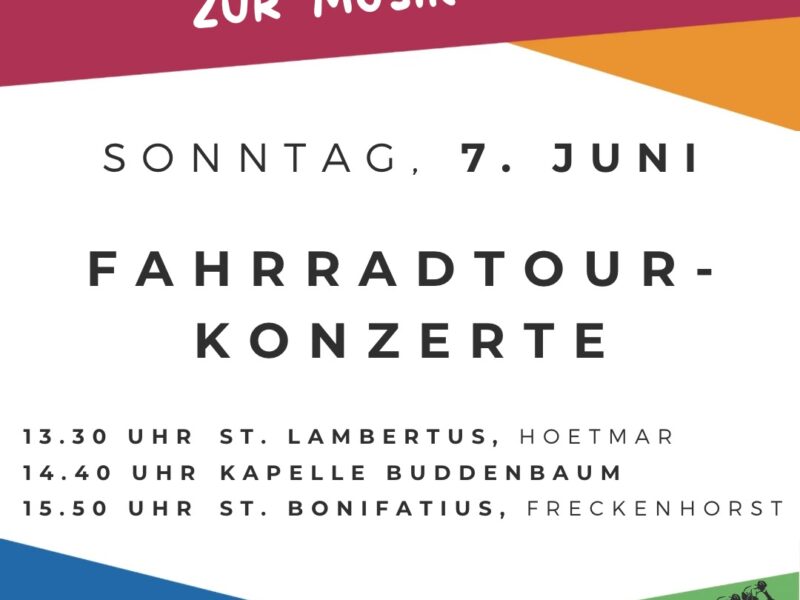 Mit dem Fahrrad zur Musik